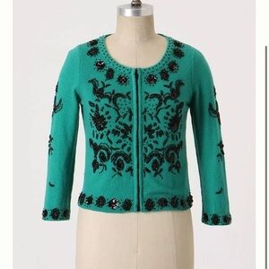 NWT Anthropologie Laureate Lane Love Letter Cardigan Sweater alpaca Mix